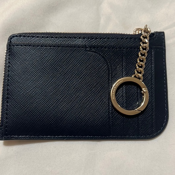 NWT- KATE SPADE MED ZIP CARD HOLDER- BLACK - Picture 3 of 4